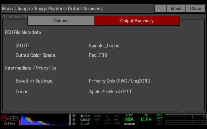 Output Summary